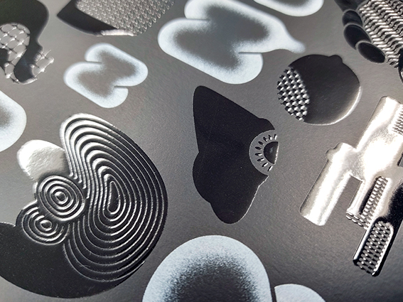 デジタルUV厚盛りニス