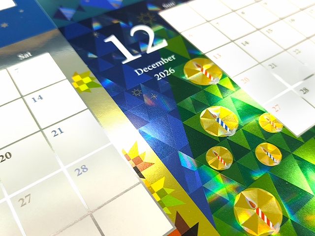 UVスポットホログラム印刷