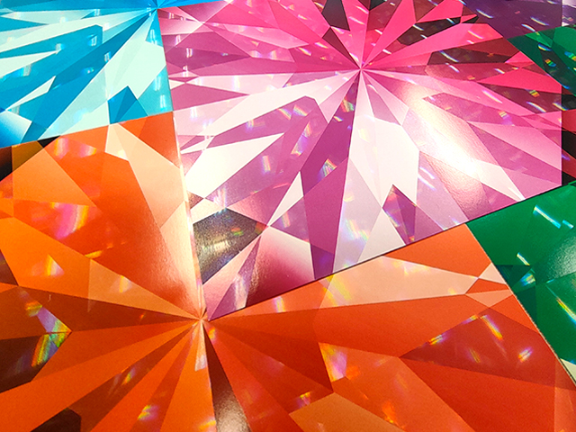 UVスポットホログラム印刷